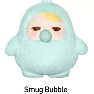 Authentic POPMART PUCKY Smug Bubble plush keychain / figure - LIKE NEW